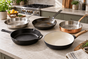 Types et marques de poêles : comment choisir pour votre cuisine ?